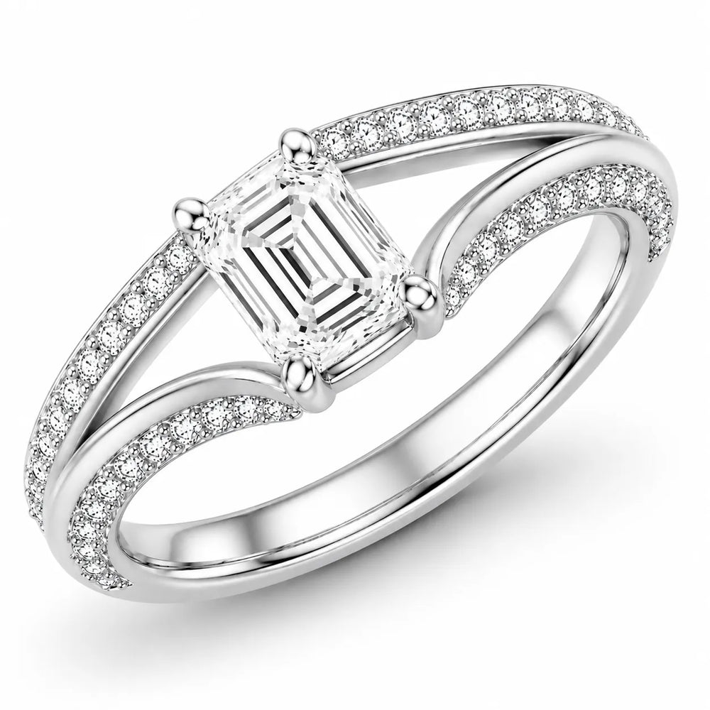 Promise of the Heart Ring with Side Stone
