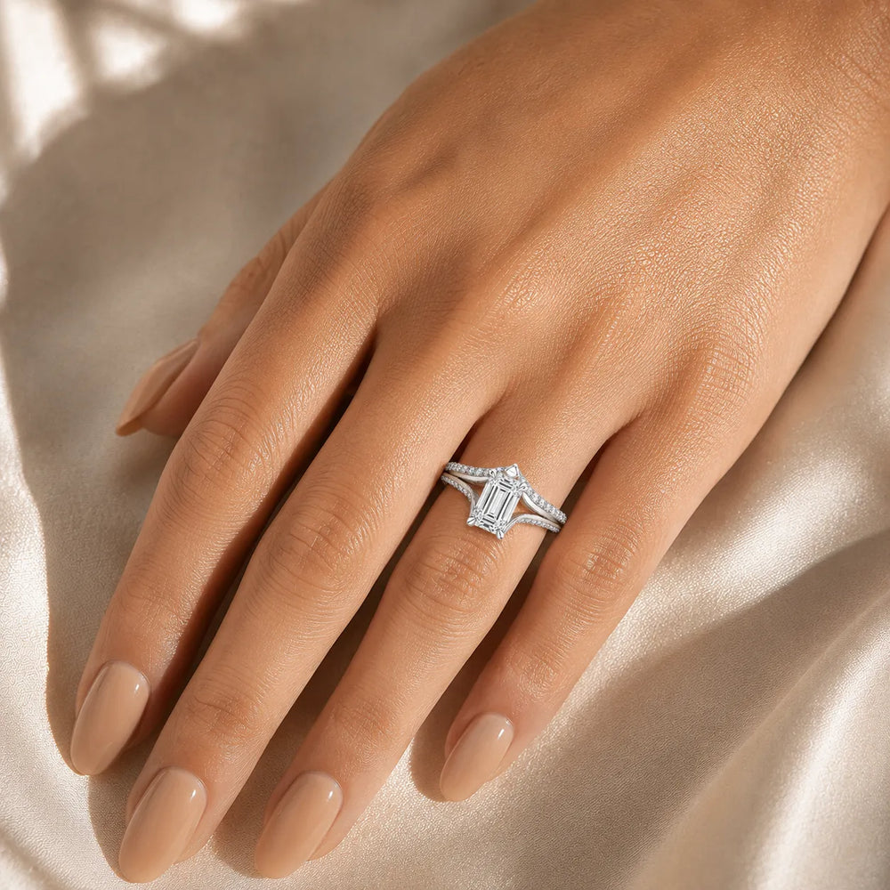 Promise of the Heart Ring with Side Stone