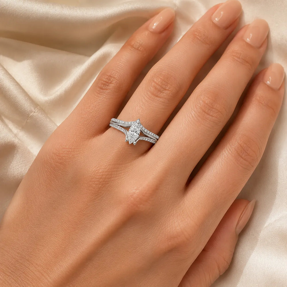 Promise of the Heart Ring with Side Stone