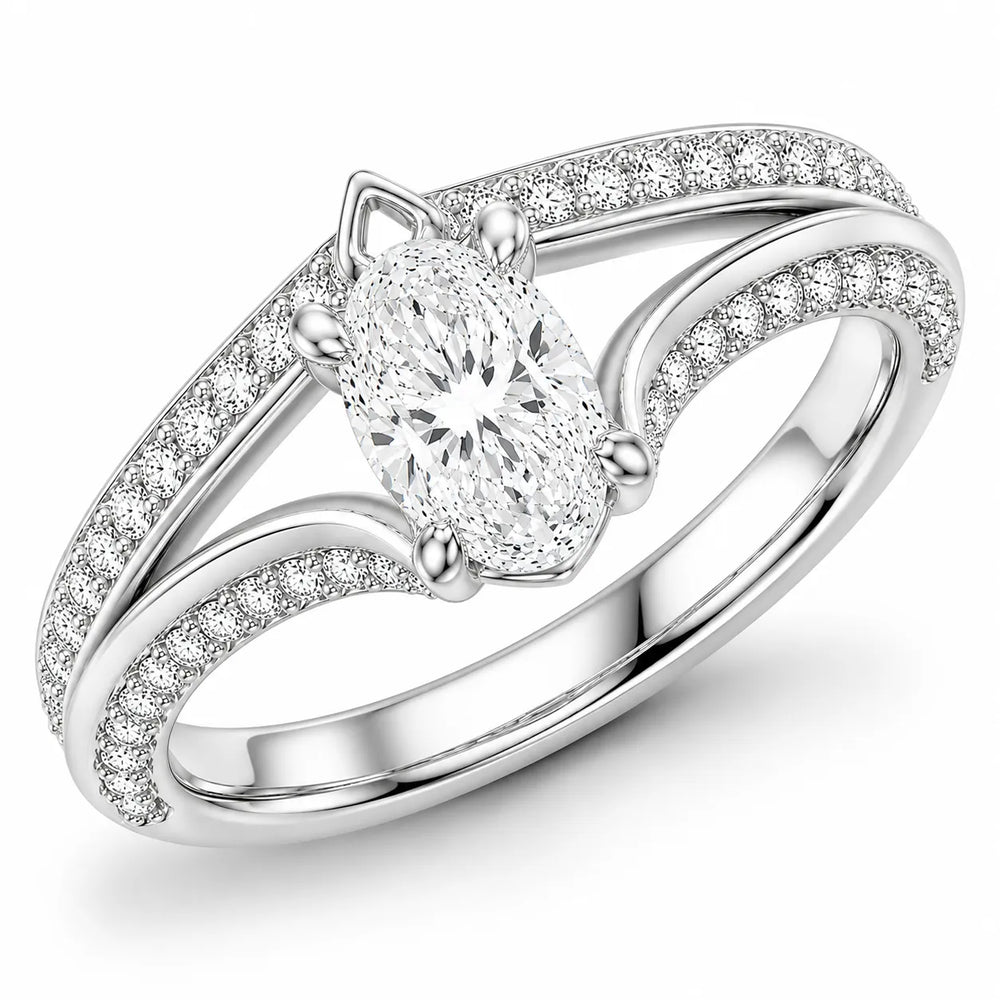 Promise of the Heart Ring with Side Stone