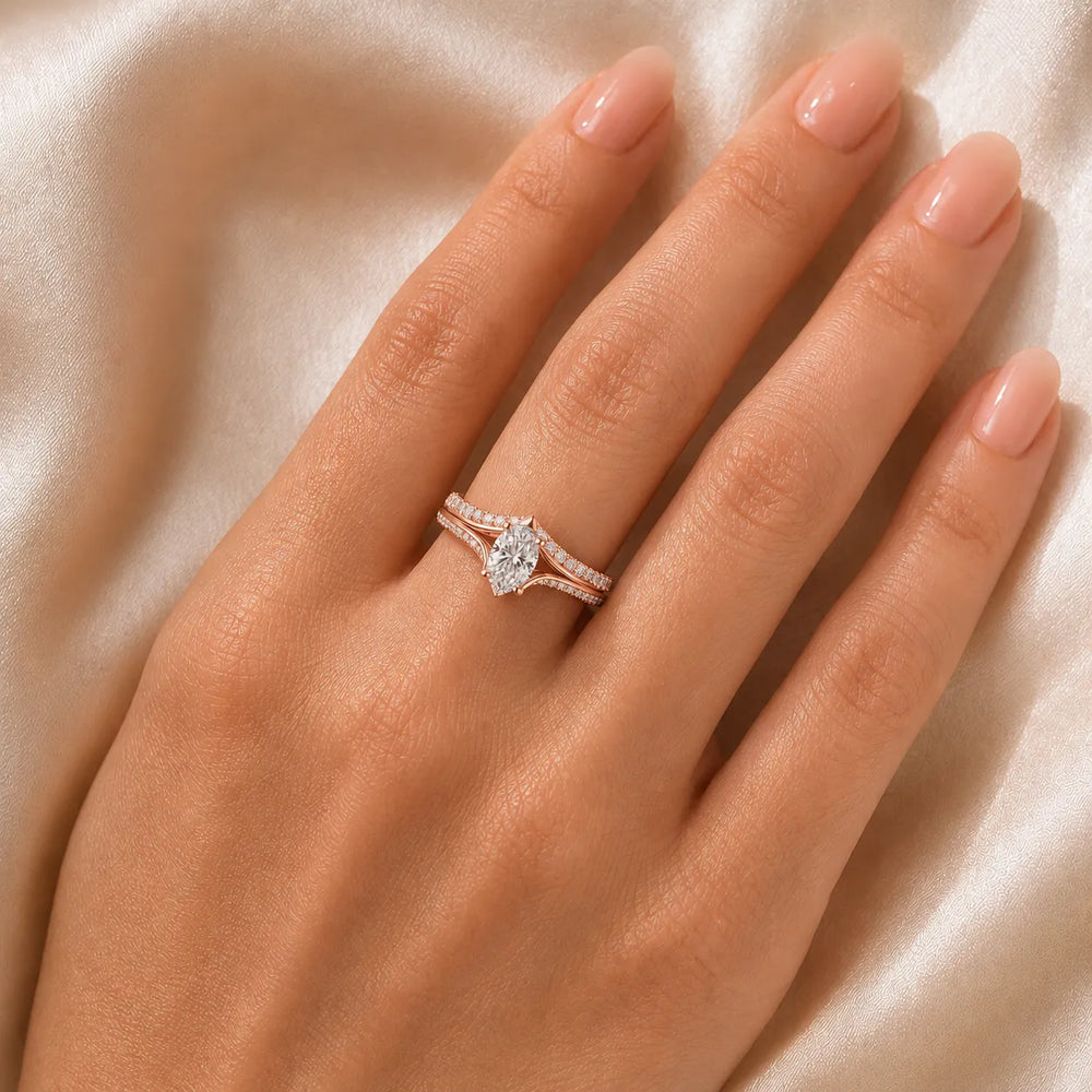 Promise of the Heart Ring with Side Stone