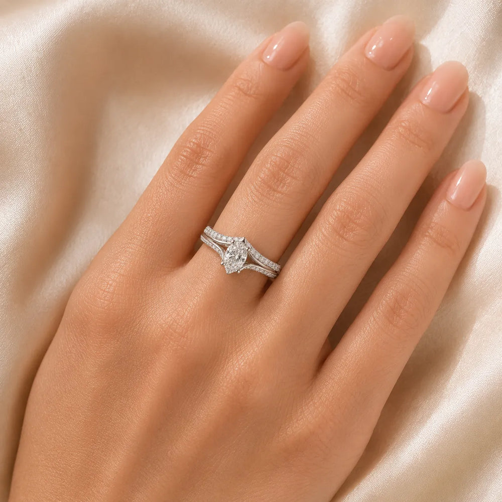 Promise of the Heart Ring with Side Stone