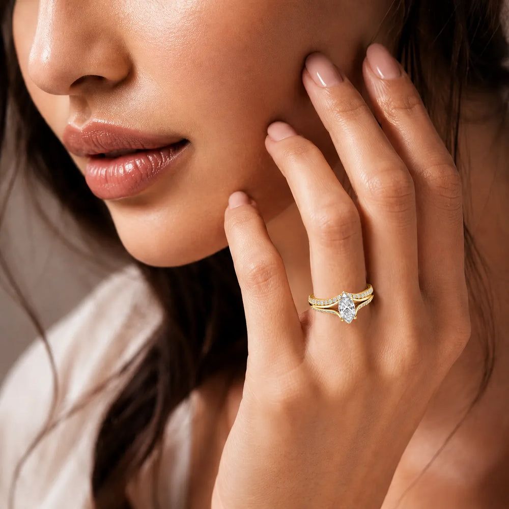 Promise of the Heart Ring with Side Stone