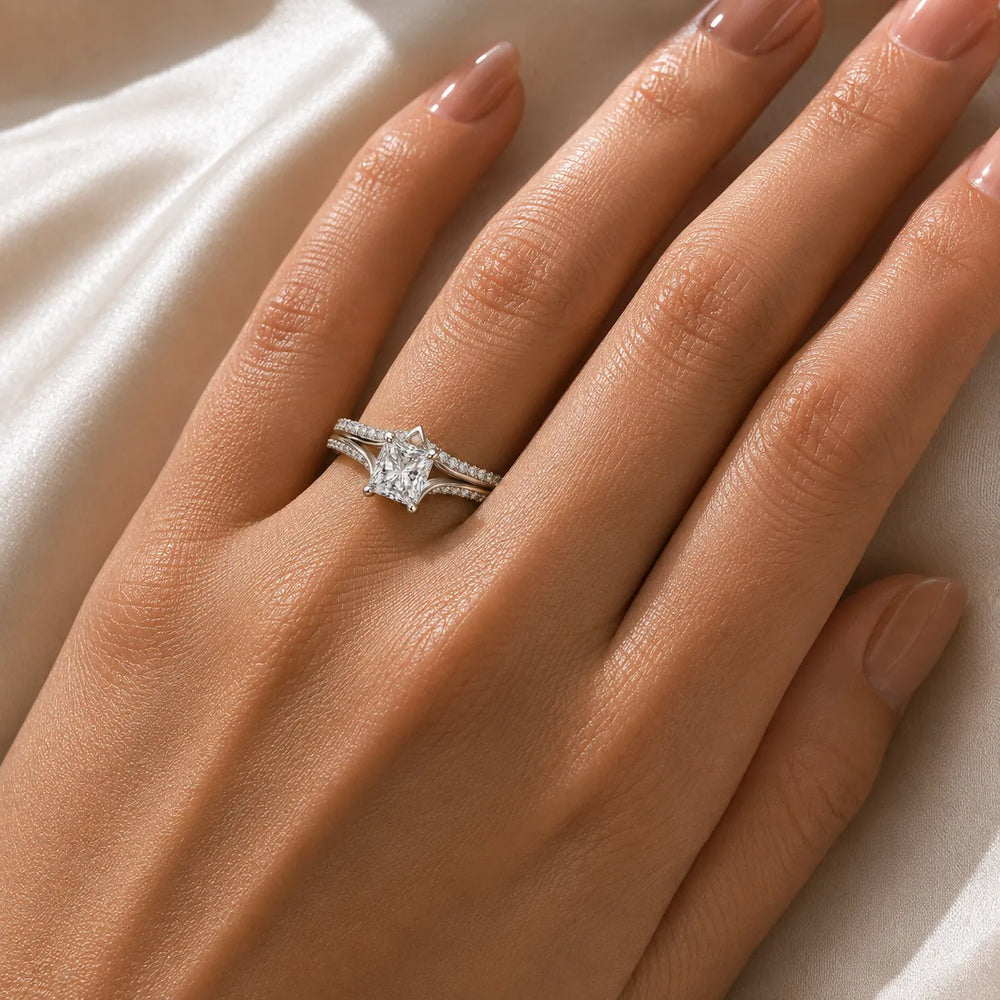 Promise of the Heart Ring with Side Stone