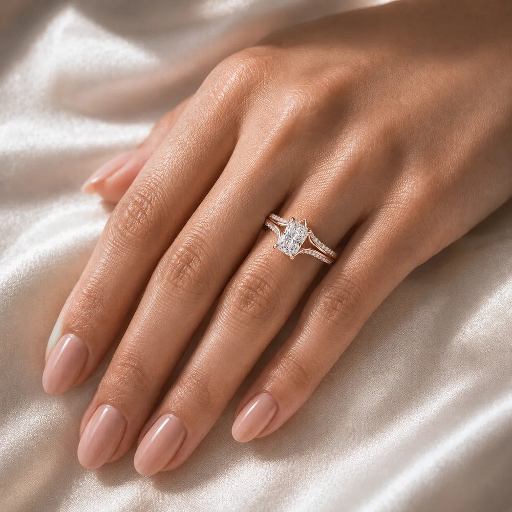 Promise of the Heart Ring with Side Stone