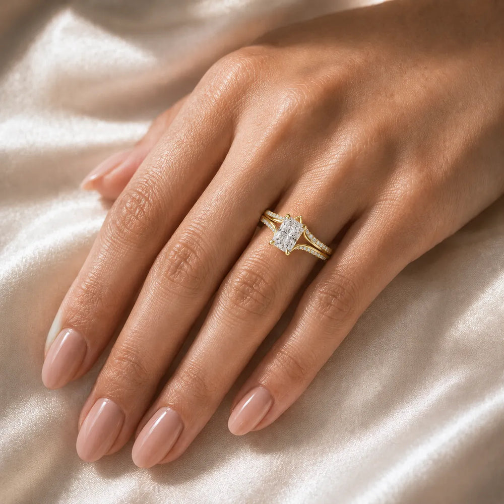 Promise of the Heart Ring with Side Stone