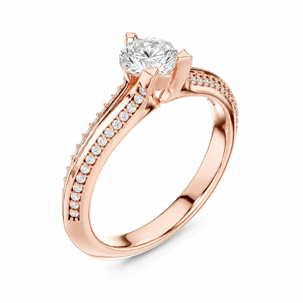 Promise of the Heart Ring with Side Stone