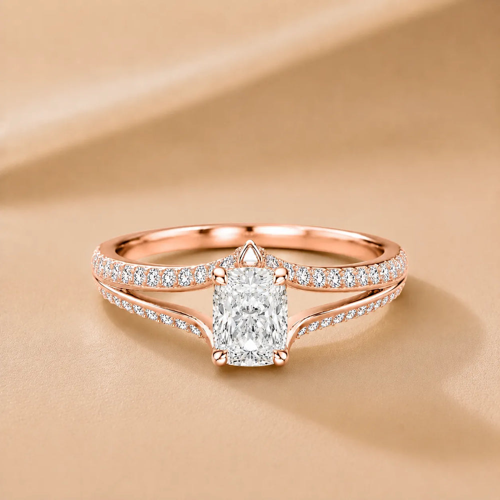 Promise of the Heart Ring with Side Stone