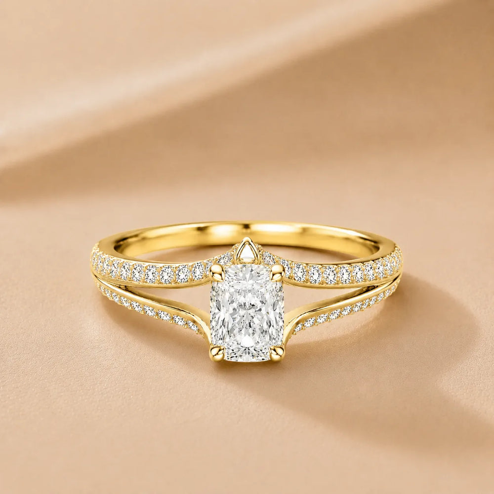Promise of the Heart Ring with Side Stone