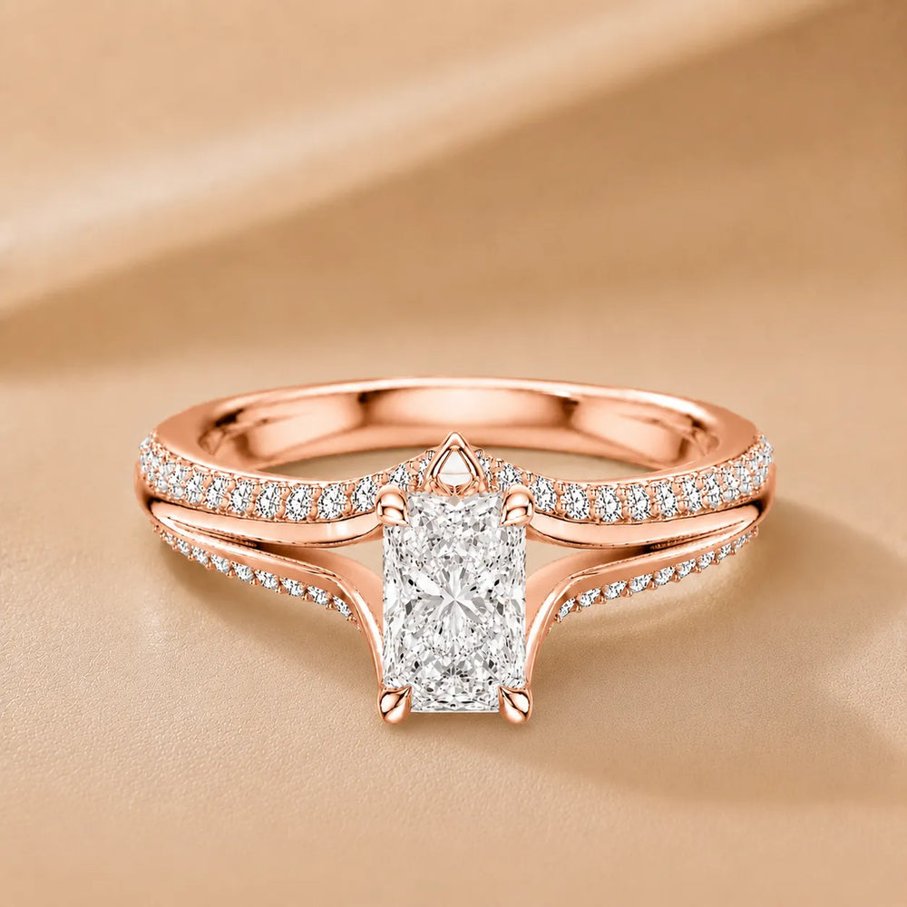 Promise of the Heart Ring with Side Stone