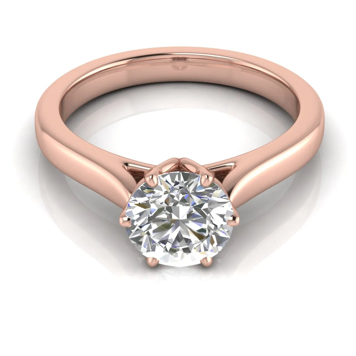 Classic Solitaire Ring with Elegant Center Stone