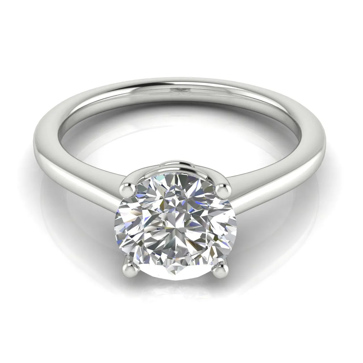 Vintage-Inspired Milgrain Engagement Ring