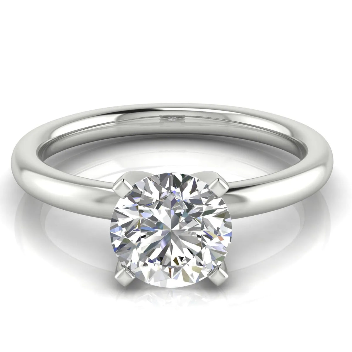 Classic Solitaire Ring with Timeless Elegance