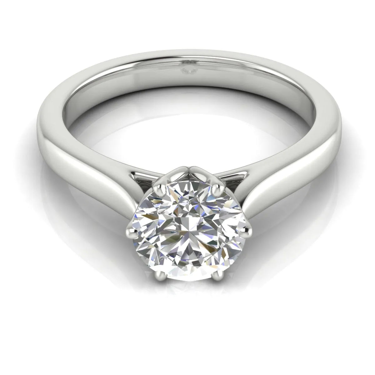 Classic Solitaire Ring with Elegant Center Stone