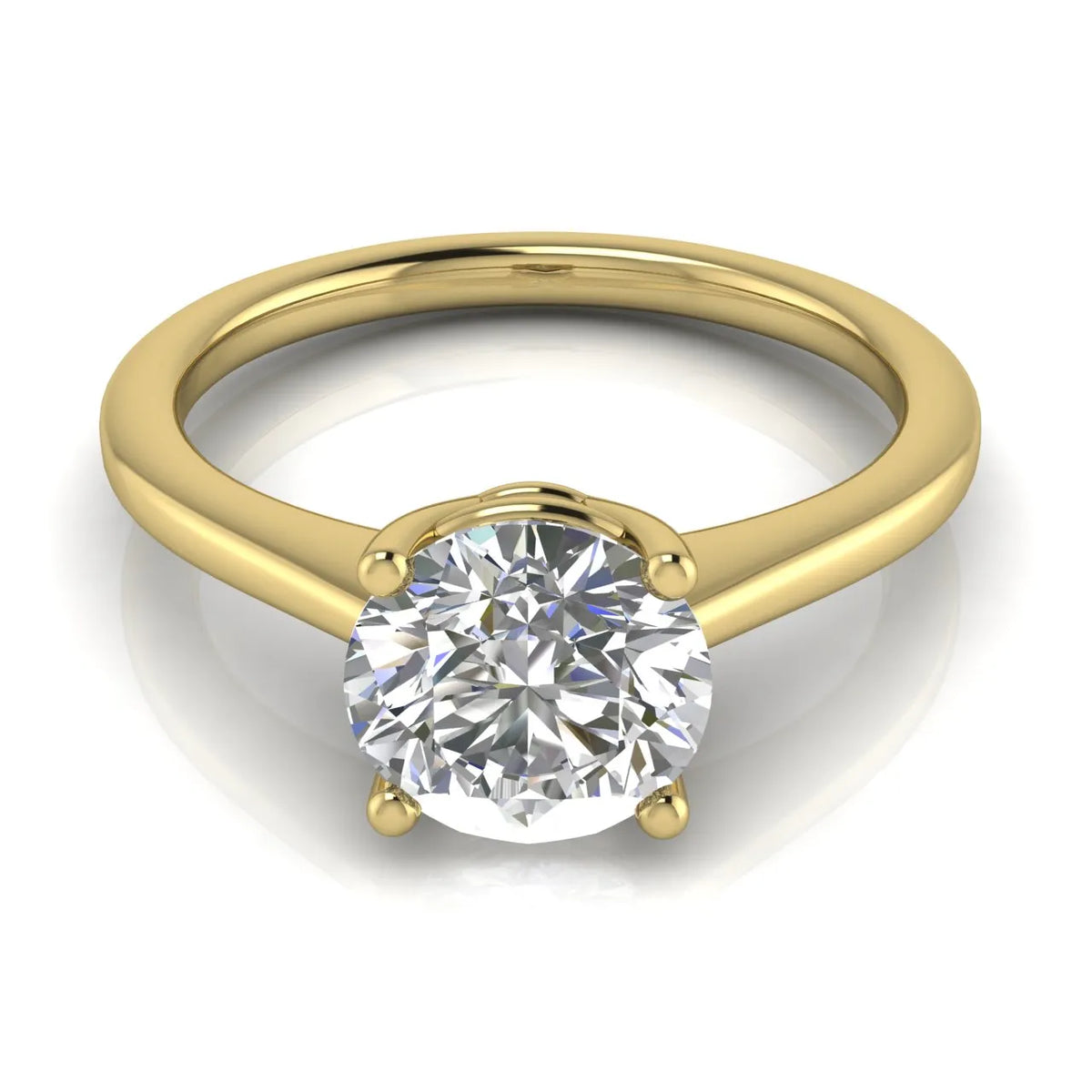 Vintage-Inspired Milgrain Engagement Ring