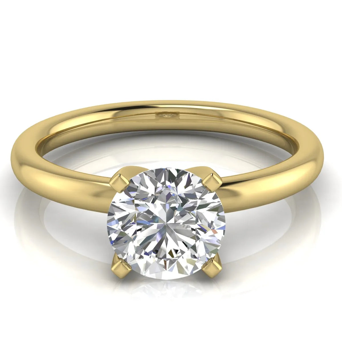 Classic Solitaire Ring with Timeless Elegance