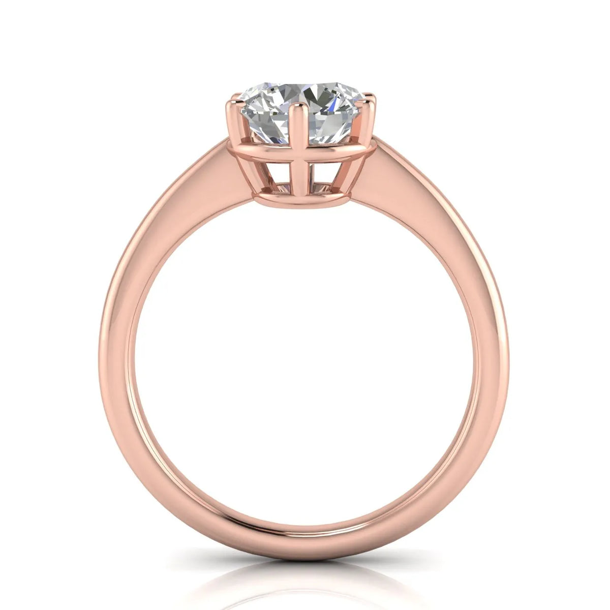 Elegant Solitaire Ring with Classic Prong Setting