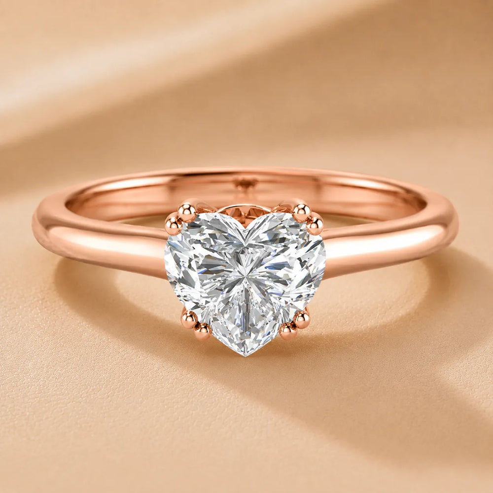 Elegant Solitaire Ring with Refined Prong Setting
