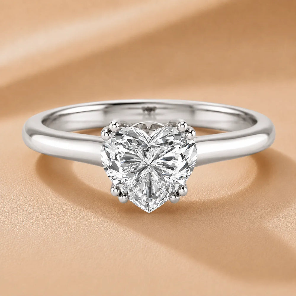 Elegant Solitaire Ring with Refined Prong Setting