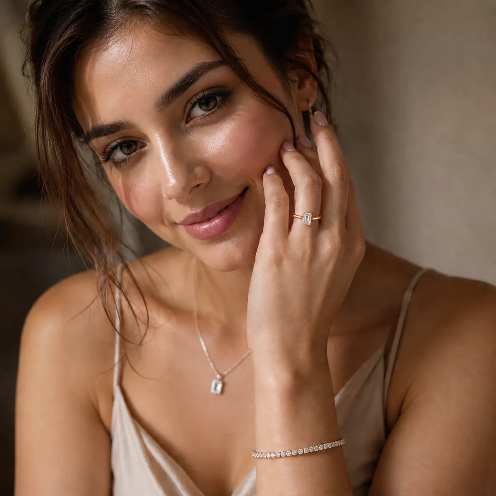 Classic Solitaire Engagement Ring with Refined Setting