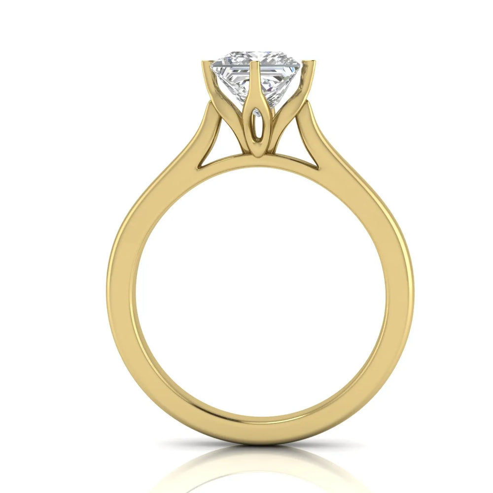Classic Solitaire Engagement Ring with Refined Setting