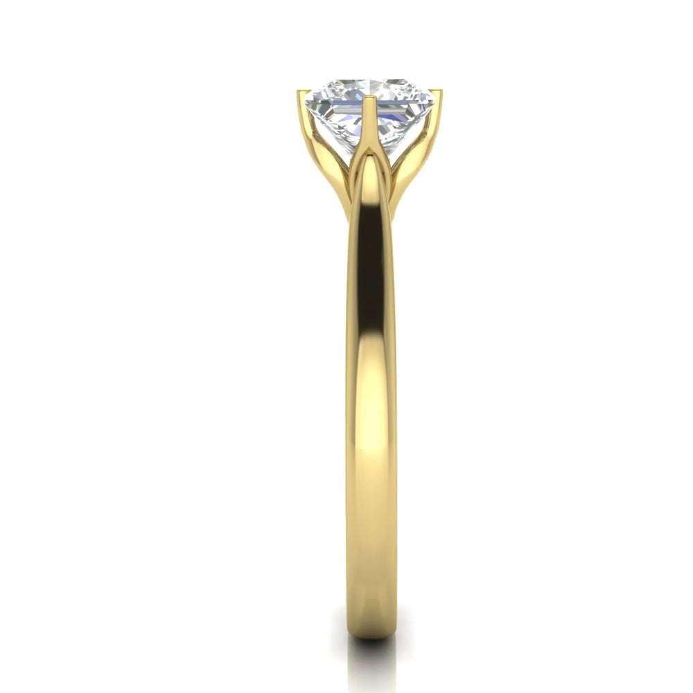 Classic Solitaire Engagement Ring with Refined Setting