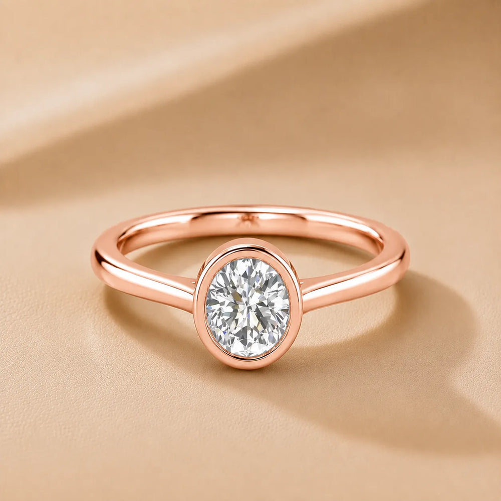 Romantic Halo Solitaire Ring