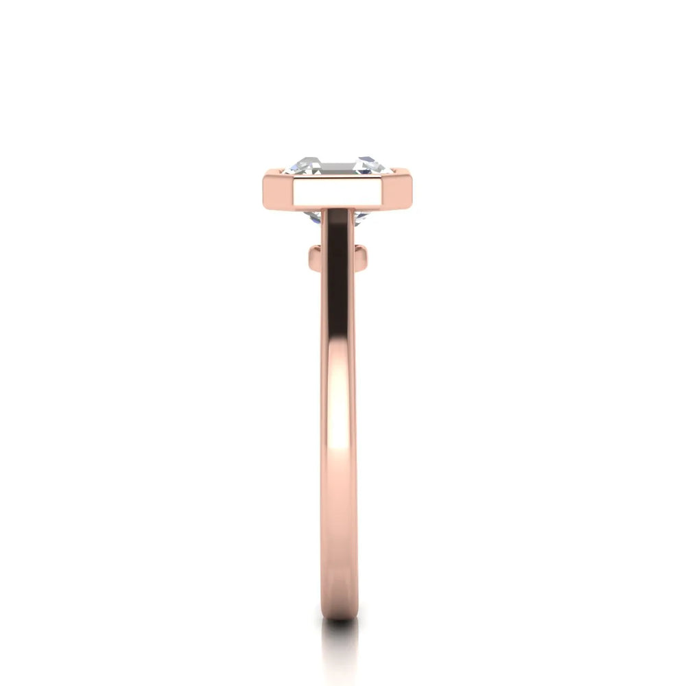 Romantic Halo Solitaire Ring