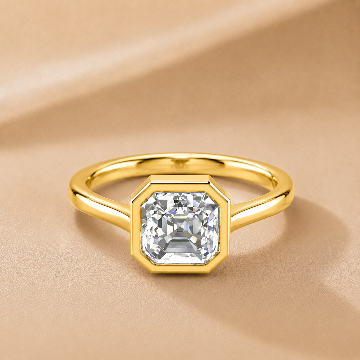 Romantic Halo Solitaire Ring