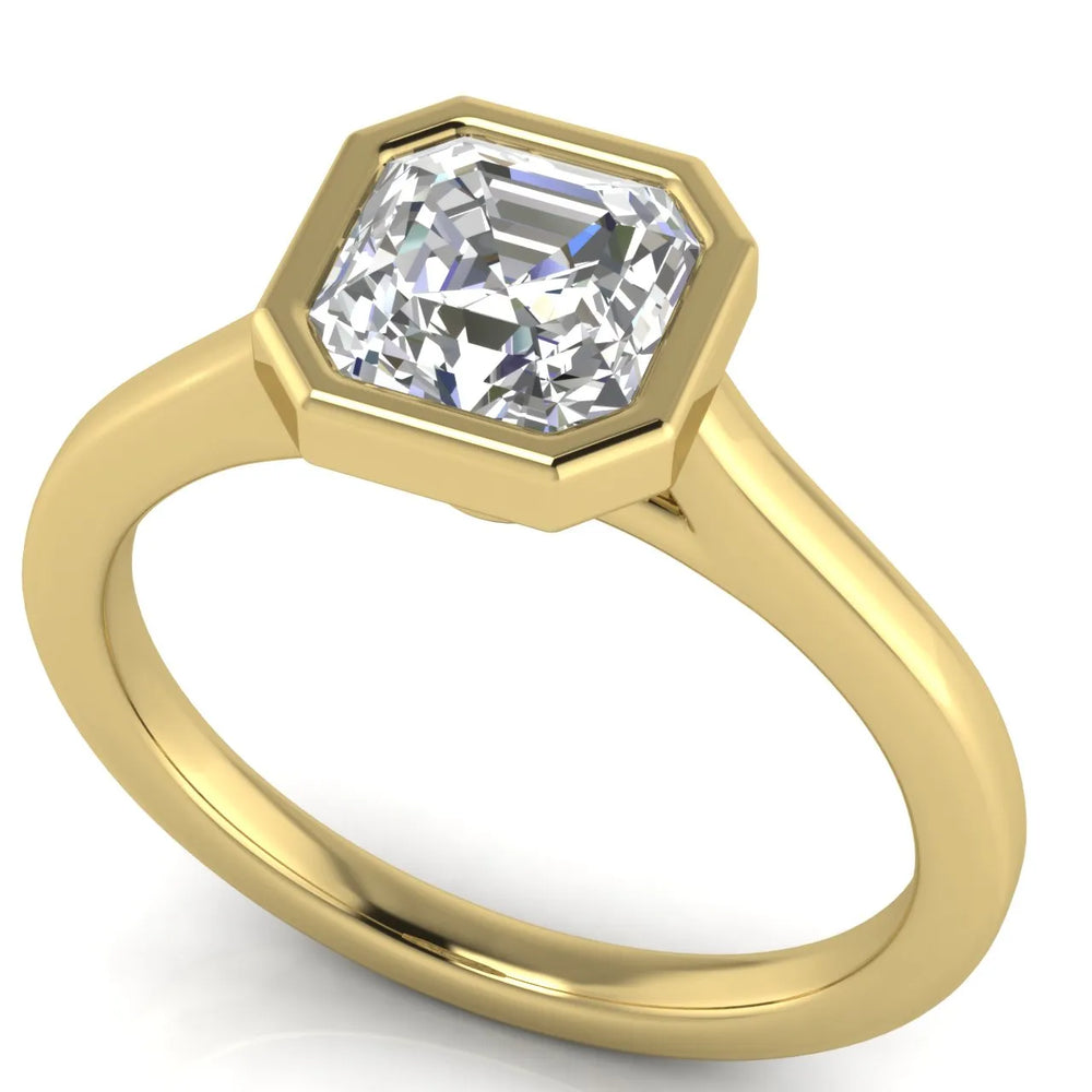 Romantic Halo Solitaire Ring