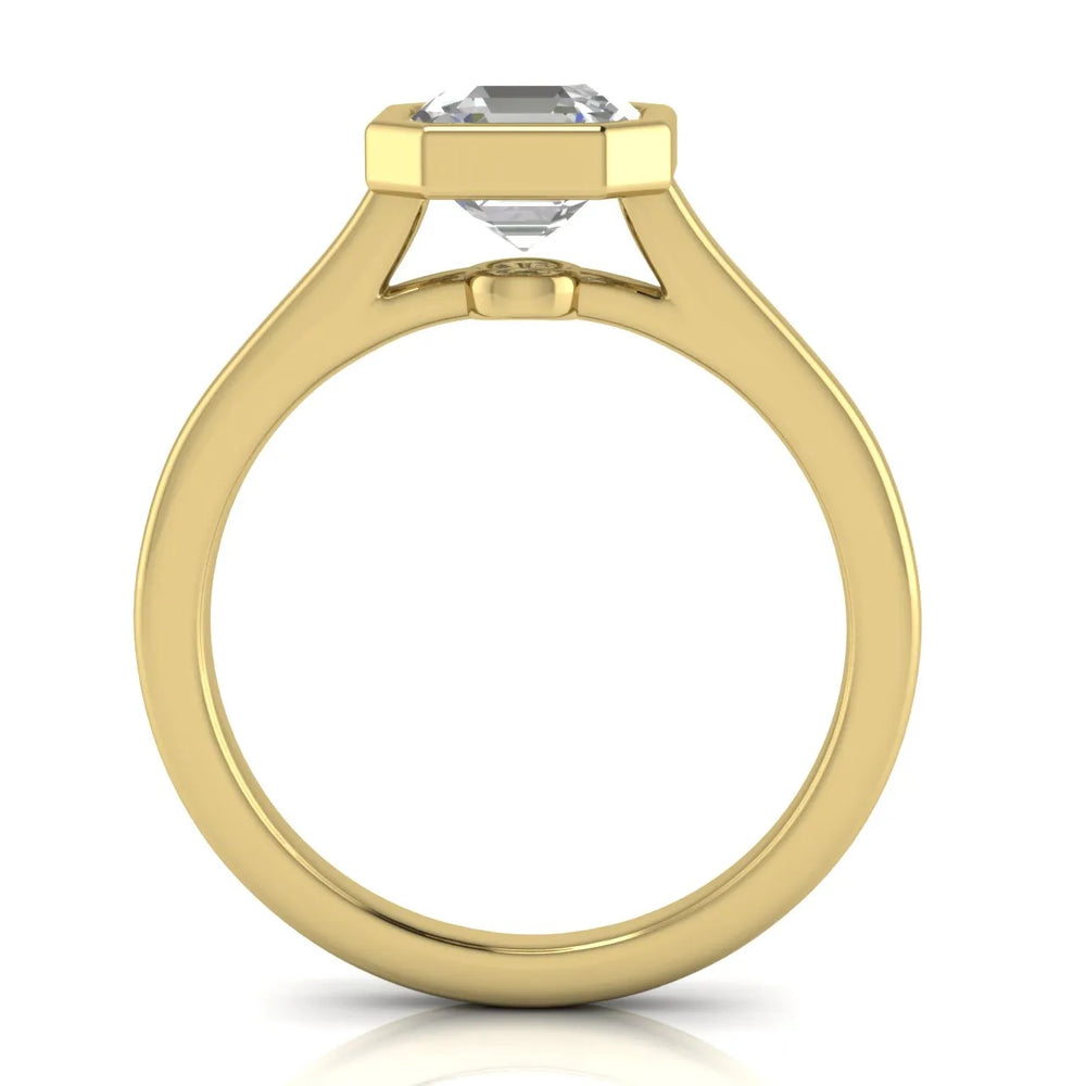 Romantic Halo Solitaire Ring