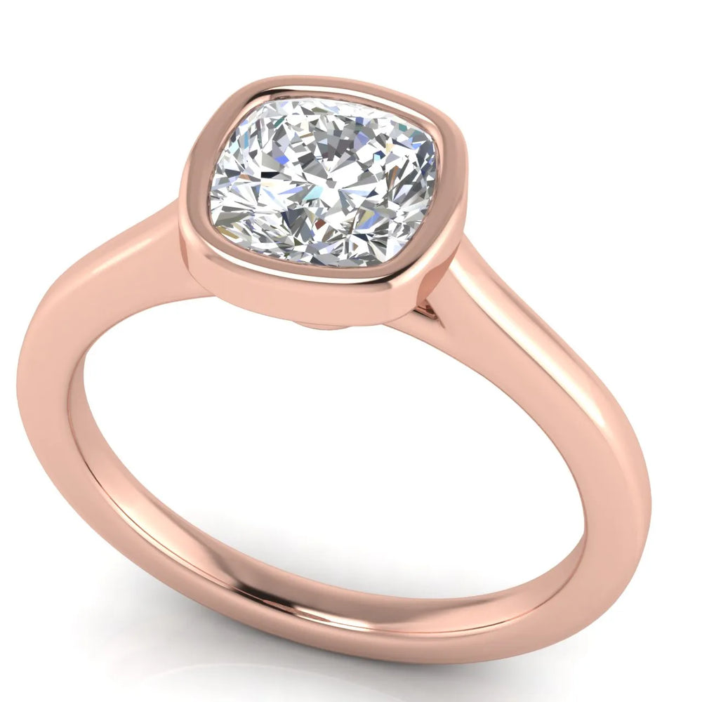 Romantic Halo Solitaire Ring