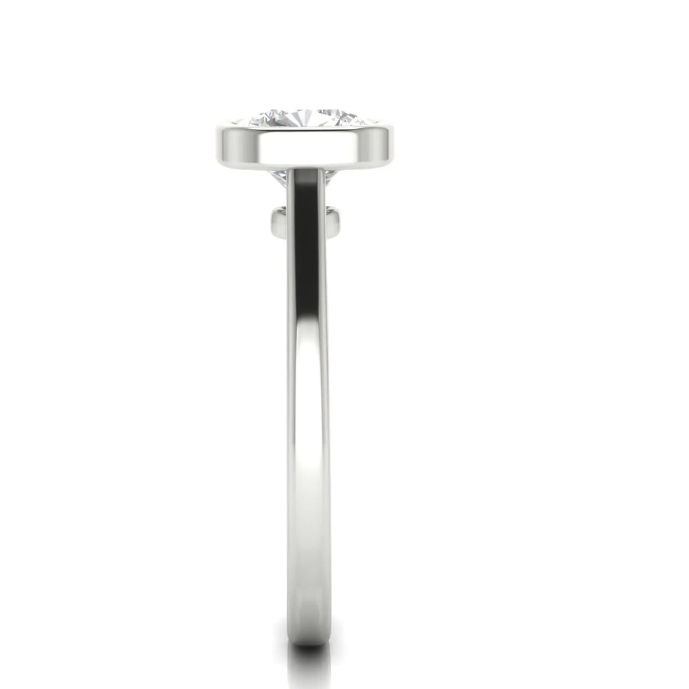 Romantic Halo Solitaire Ring