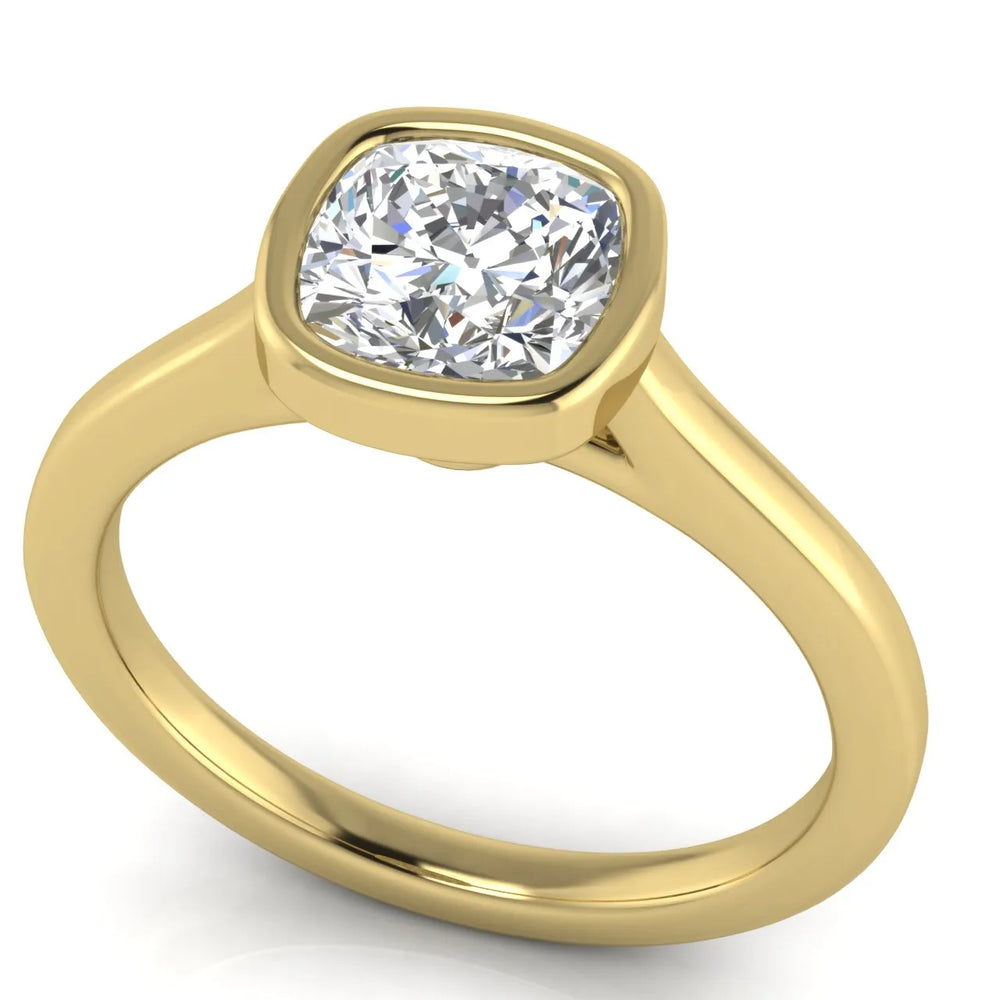 Romantic Halo Solitaire Ring