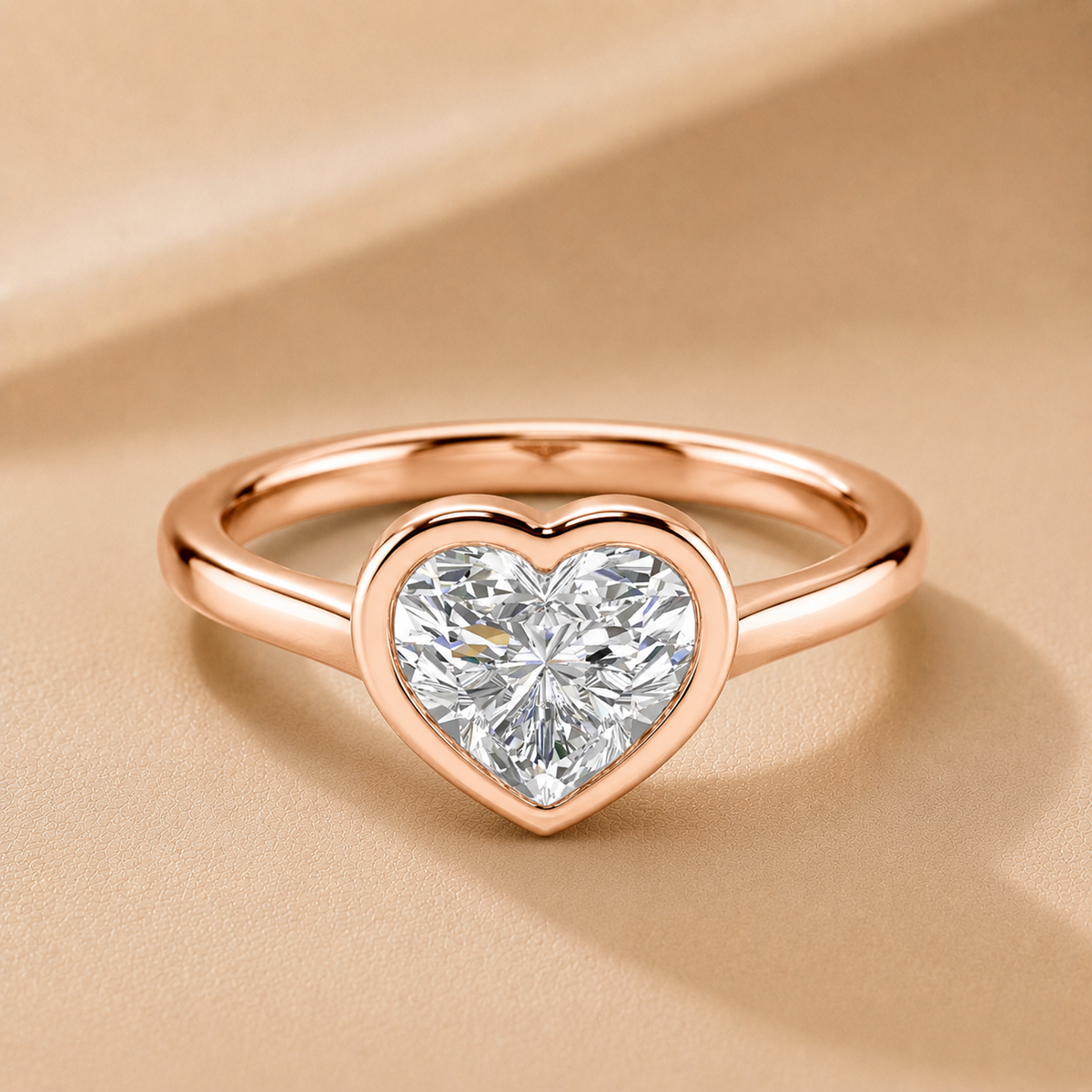 Romantic Halo Solitaire Ring