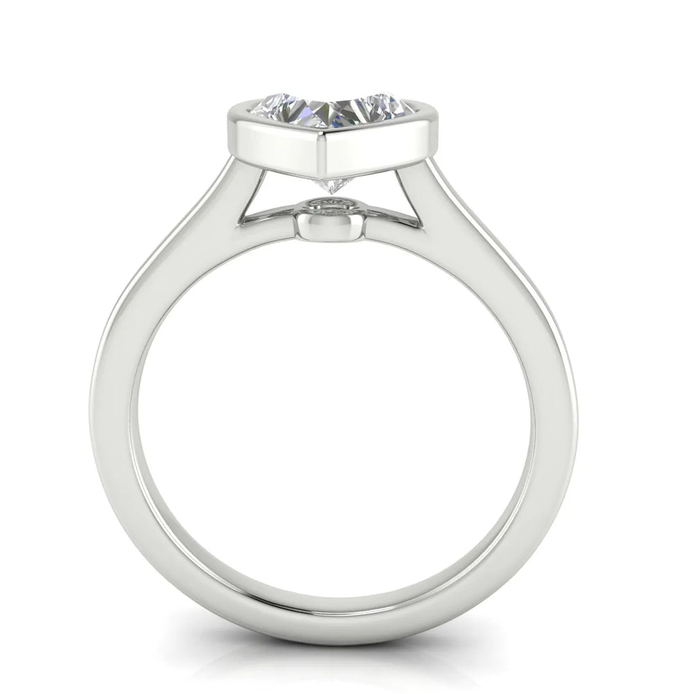 Romantic Halo Solitaire Ring