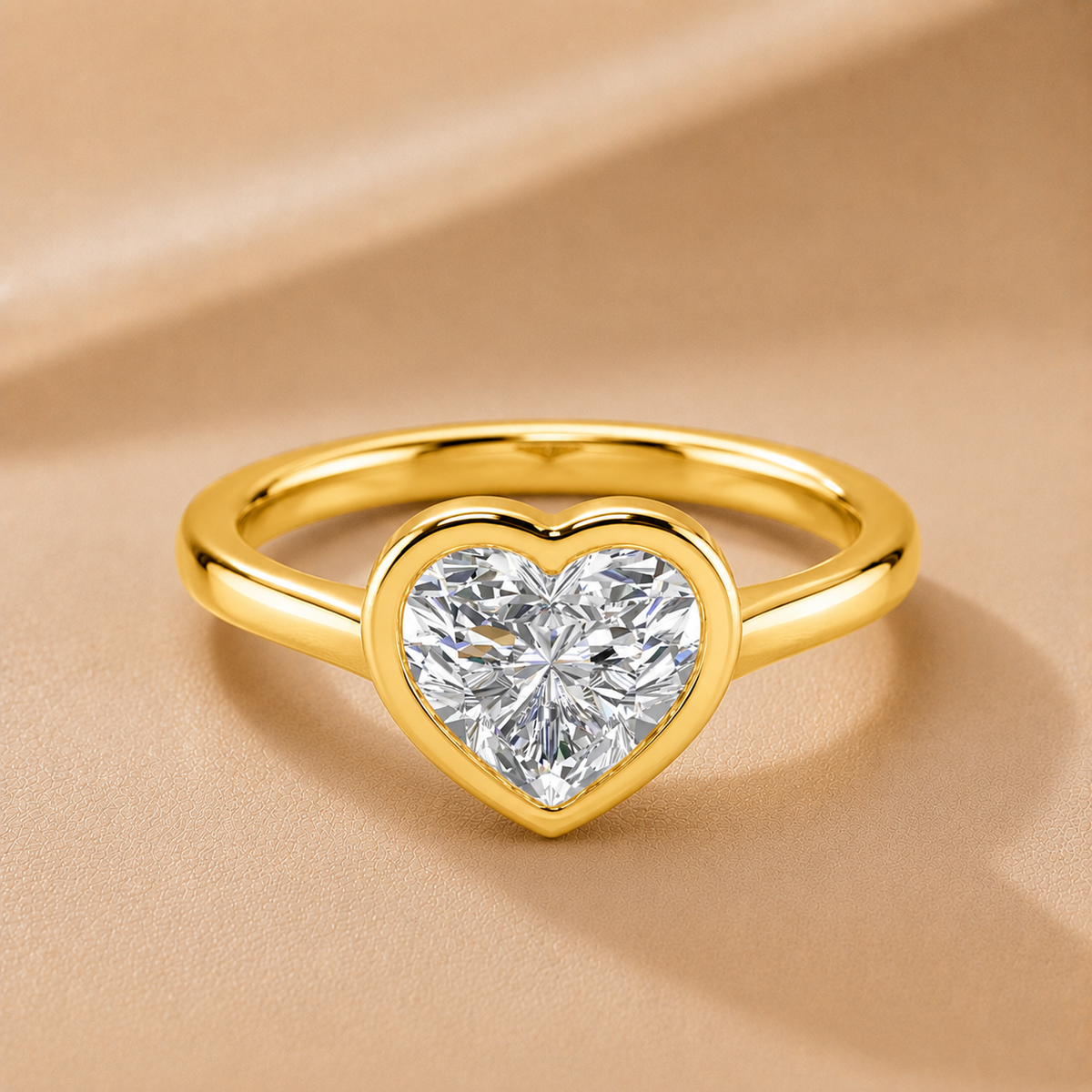 Romantic Halo Solitaire Ring