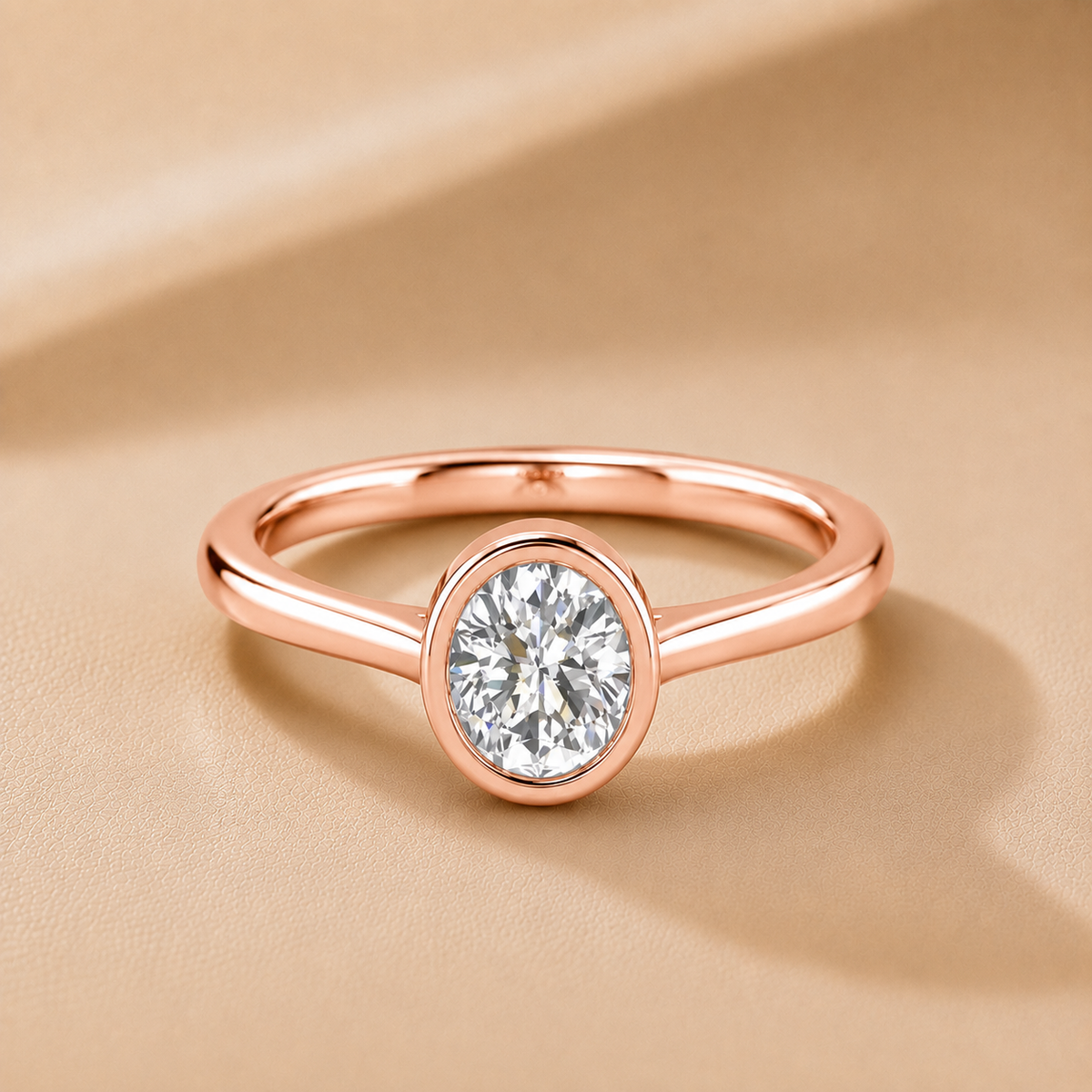 Romantic Halo Solitaire Ring
