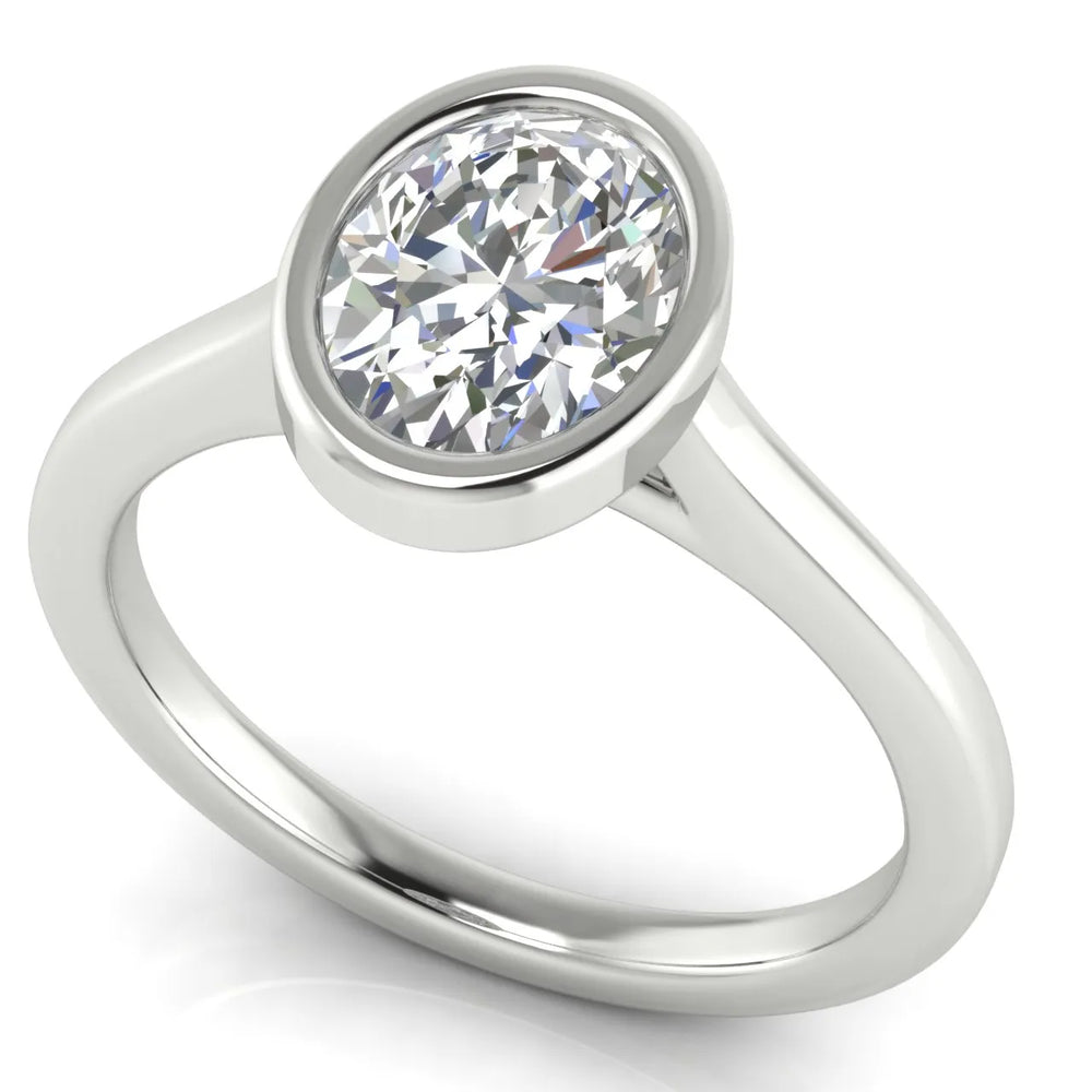 Romantic Halo Solitaire Ring