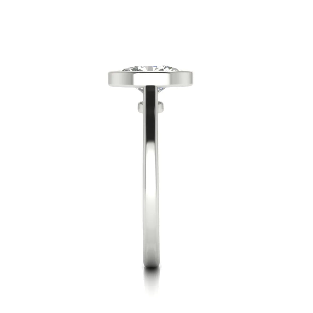 Romantic Halo Solitaire Ring