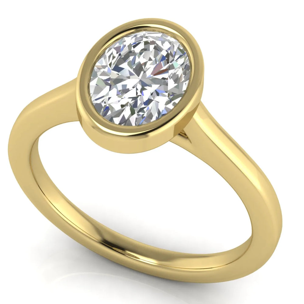 Romantic Halo Solitaire Ring