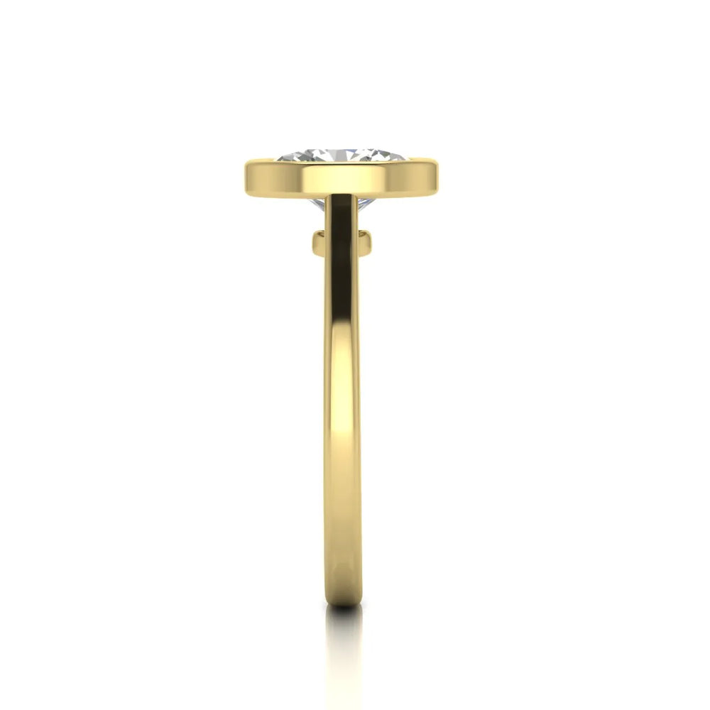 Romantic Halo Solitaire Ring