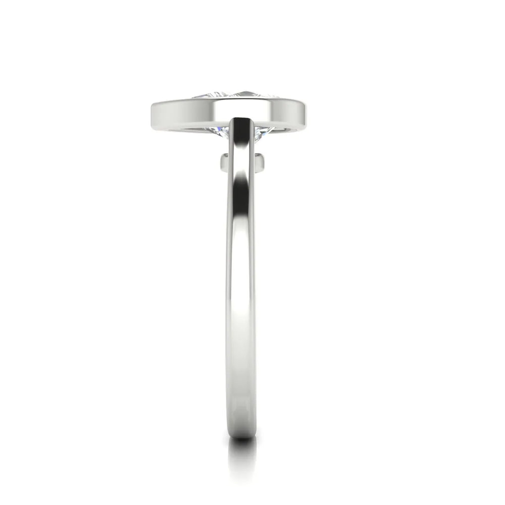 Romantic Halo Solitaire Ring