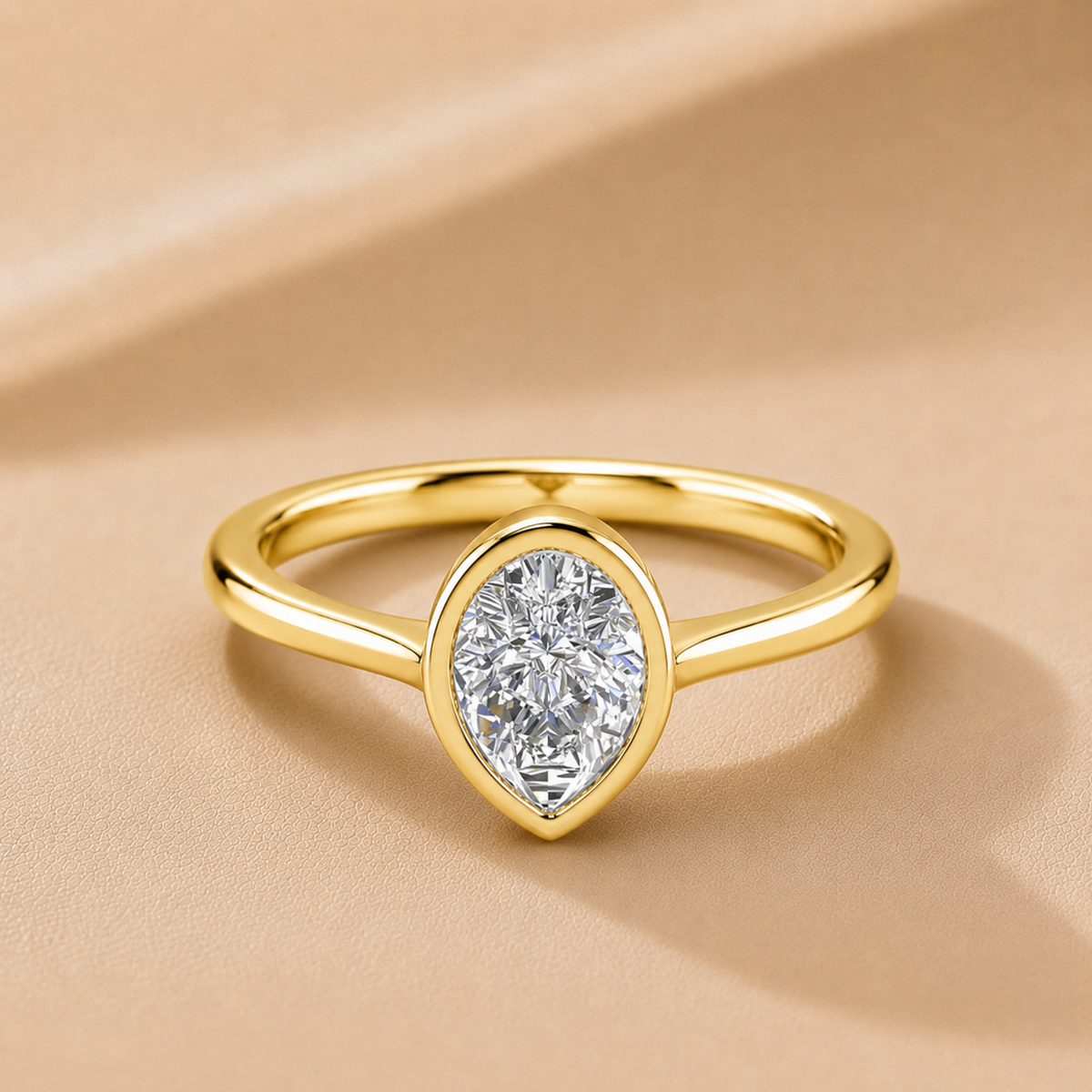 Romantic Halo Solitaire Ring