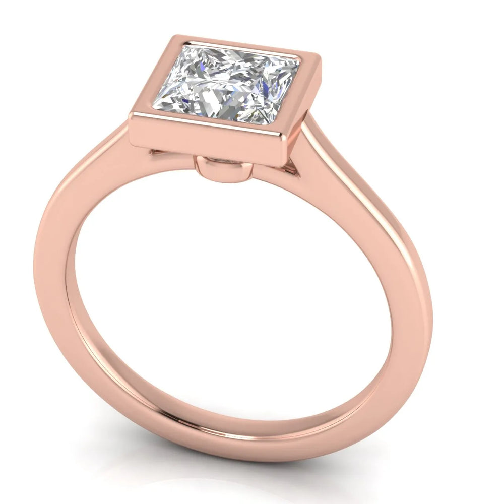 Romantic Halo Solitaire Ring
