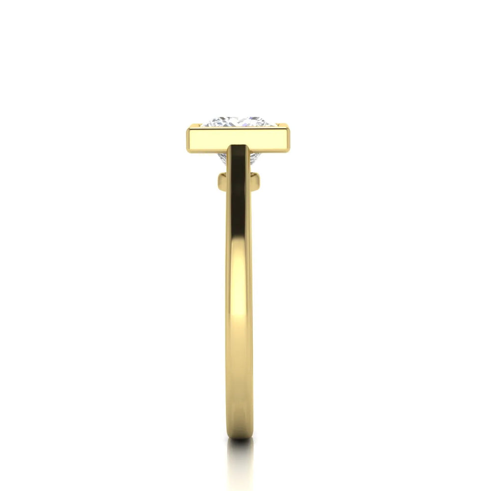 Romantic Halo Solitaire Ring