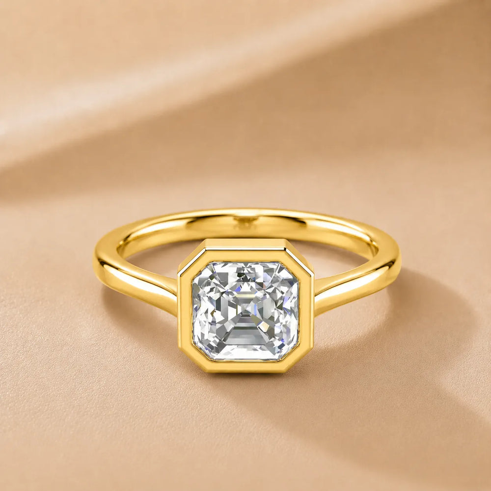 Romantic Halo Solitaire Ring