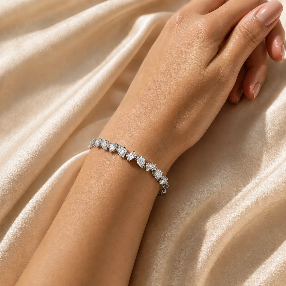 Symphony of Shapes Diamond Bracelet
