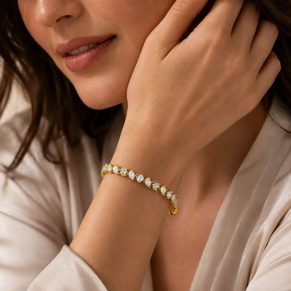 Symphony of Shapes Diamond Bracelet