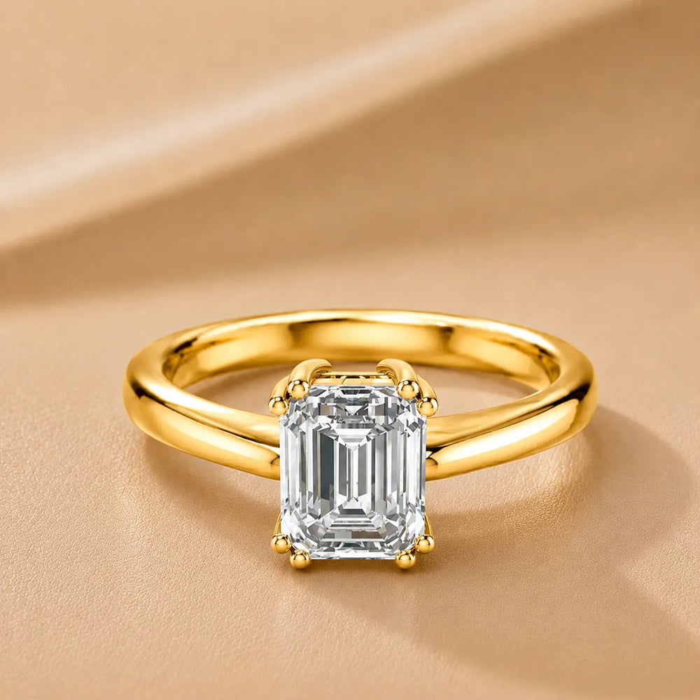 Elegant Solitaire Ring with Refined Prong Setting